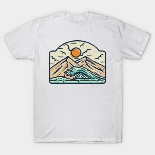 Mountain and Wave T-Shirt